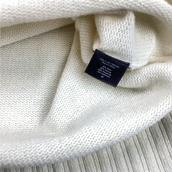 Jenni Kayne NWOT Everyday Cashmere Blend Crewneck Pullover Sweater Small Ivory - Picture 5 of 6